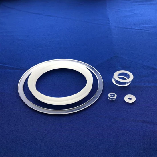 Sales Quartz Flange, Transparent High Temperature Resistant Corrosion Resistant Quartz Glass Flange